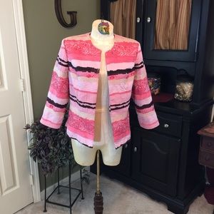 K Petite Collection Pink/Brown Jacket10P